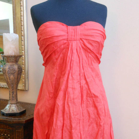 J CREW Strapless Cotton Astin Dress 6 NWT $138 - Picture 2 of 8
